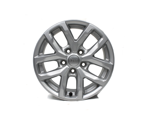 17" Wheel Jeep Wrangler Rubicon Gladiator 2021 2022 2023 Silver OEM 9301
