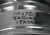 15x7 Jaguar XJ8 Chrome Factory OEM Wheel 59672 1988-1992 15" Rim
