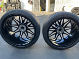 21/22 Inch BMW X5M F95 X6M F96 Competition M818 Rims Staggered Tires