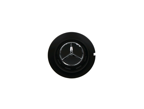 Mercedes Benz Center Cap BC-383 C1463PF0FN Aftermarket Black Matte