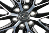 20" Lexus GX550 2024 2025 2026 Factory OEM 10545 Wheel Machined Black Rim