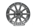 18x8 Audi A4 Wheel Silver 10 spoke OEM 58956 5x112 18" Rim 2014-2016