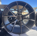 Inovit Speed Wheels 20x8.5 20x10 Black Machined Face Satin Dark Tint