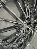 20" Rennen RS2 Chrome Wheels Compatible Range Rover Land Rover BMW X5 X6