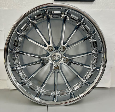 20" Rennen RS2 Chrome Wheels Compatible Range Rover Land Rover BMW X5 X6