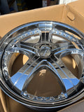 21" Lowenhart LD5 Chrome Wheels 21x9 Used Rims Set of 4