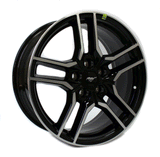 18" Ford Mustang 2018 2019 2021 Wheel Rim Black Machine OEM 10157