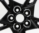19x8.5 20x11 Chevy Corvette C8 OEM 14007 14008 Gloss Black  2020-2024 Staggered