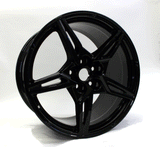 19x8.5 20x11 Chevy Corvette C8 OEM 14007 14008 Gloss Black  2020-2024 Staggered