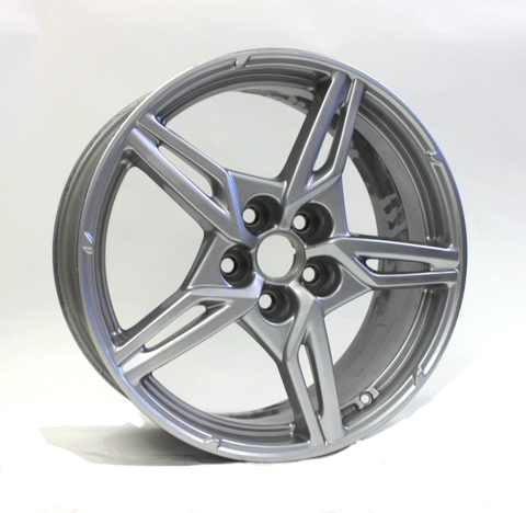 19" Front Wheel Corvette C8 19x8.5 Silver OEM 14007 2021 2022 2023