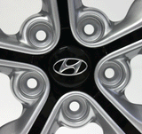 18" Wheel Hyundai Veloster Silver Black Inserts OEM 70813 2012-2017