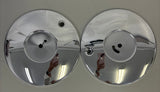 LA Wire Center Caps Chrome Set of (2)