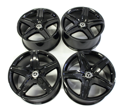 Mercedes Benz AMG GL350 GL450 GL550 GL63 21" Wheels Gloss Black OEM 85108