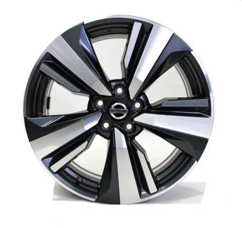 19" Wheel Nissan Rogue 2021 2022 2023 Factory OEM 62829 Machined Black