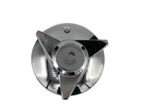 LA WIRE CENTER CAPS BOLT ON 3 BAR FLUTED SPINNERS