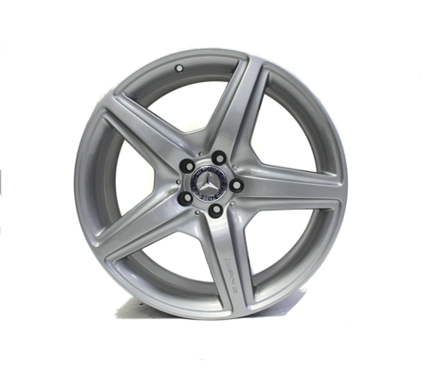 20" Mercedes Benz AMG CL63 CL500 S63 S600 Front Wheel Silver OEM 85028