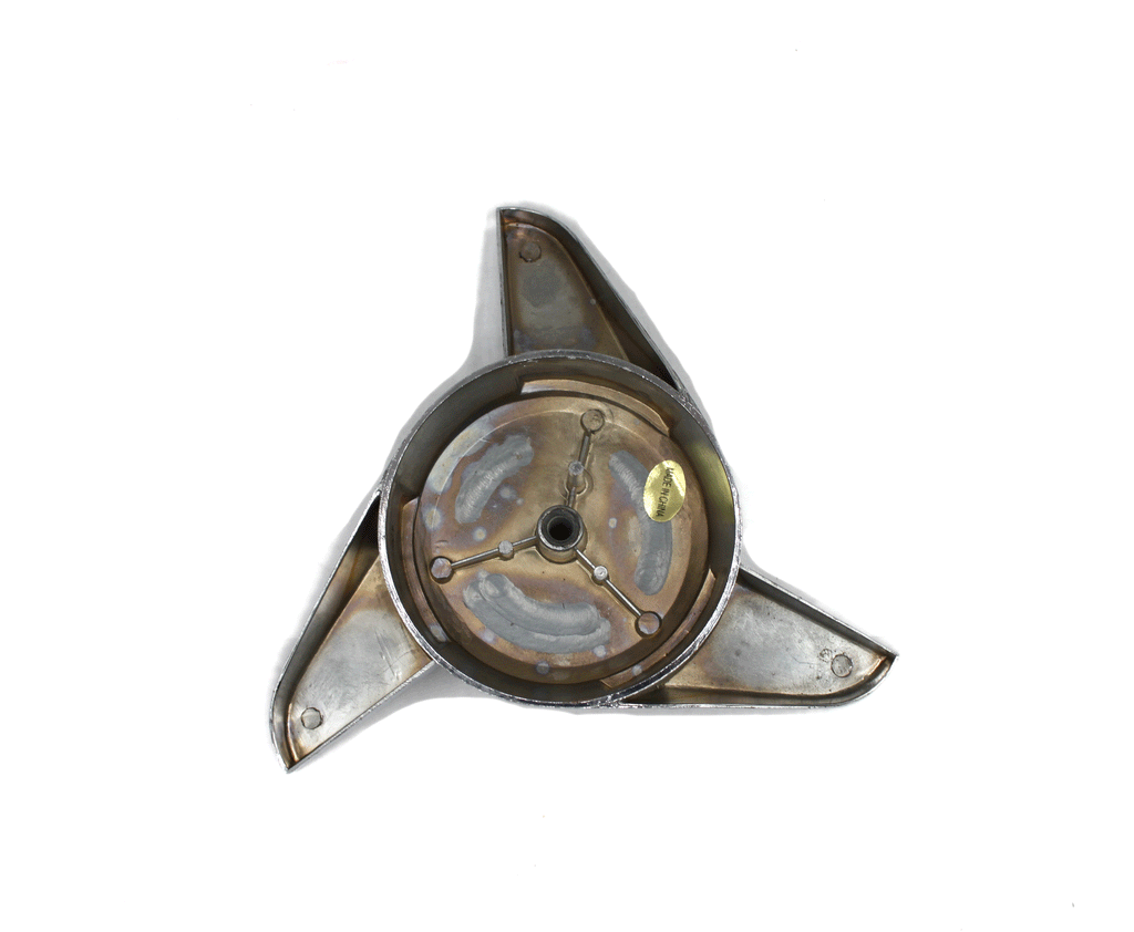 3 BAR CHROME SPINNER WIRE WHEEL CENTER CAP BOLT ON San Fernando Tires