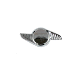 2 BAR CHROME SPINNER LA WIRE WHEEL CENTER CAP BOLT ON LEFT