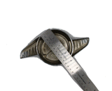 2 BAR CHROME SPINNER LA WIRE WHEEL CENTER CAP BOLT ON LEFT