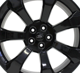 21" Wheels Ford Explorer Black Factory OEM 10271 Set of 4 2020-2023