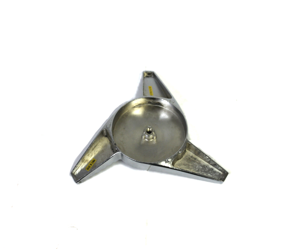 3 BAR CHROME SPINNER WIRE WHEEL CENTER CAP BOLT ON NEW San Fernando