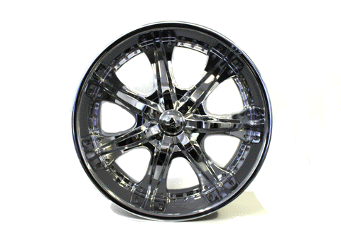 22" inch U2 Wheel U2-35 Chrome Chevy Ford Truck 22x9.5