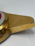 3 BAR GOLD SPINNERS LA WIRE WHEEL CENTER CAP BOLT ON LA36B USED