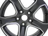 17" Jeep Wrangler Grey Polished Wheel Rim Factory OEM 9217 2018-2020