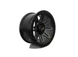 17" TW Wheels Rims T23 Vector Off Road Matte Black Gunmetal 6 lugs Set of 4