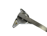 3 BAR CHROME SPINNER LA WIRE WHEEL CENTER CAP BOLT NEW