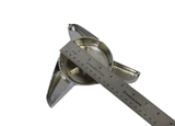 3 BAR CHROME SPINNER LA WIRE WHEEL CENTER CAP BOLT NEW