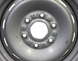 16" Wheel GMC Suburban Chevy Tahoe Steel OEM 1622 Silver 1988-1999