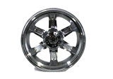 22" VCT Wheels Palladino with black inserts chrome 22x9 New Set 4