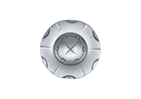 X Power Wheel Silver Center Cap Used