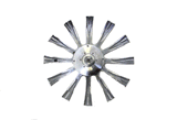 24" OASIS Wheel Cris Style Chrome Spinner 12 Spoke