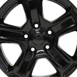 17" Wheels Jeep Wrangler 2018-2023 Factory OEM 9216 Black Set 4