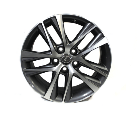 17" Wheel Lexus IS200 IS300 Turbo 2017-2020 Machined Gray OEM 74354