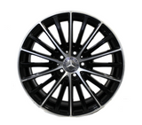 18" Front Wheel Mercedes Benz 2019 2020 2021 Factory OEM 85691 Machined Black