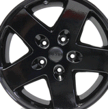 17" Wheel Jeep Wrangler Factory OEM 9074 Gloss Black Rim