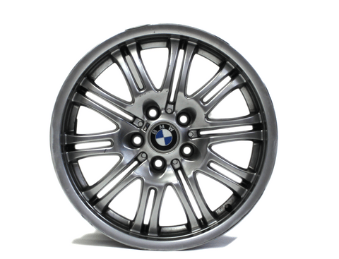 18" Wheel Rear BMW M3 Style 67 Hyper Silver 2001-2006 OEM 59368 Rim