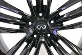 19" Wheels Infiniti Q50 2014-2018 Factory OEM 73766 Gloss Black Set 4