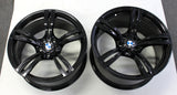 20" Wheels BMW M5 M6 F10 Style 343 Staggered Black OEM 71560 Rim 71563 Set of 4
