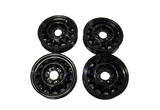17" Wheels Vintiques Artillery Steel 1935 1936 Black Set of 4