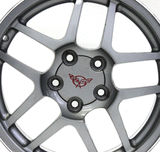 17" Wheel Front Corvette C5 Z06 2001-2004 Gunmetal Factory OEM 9593803 Rim