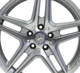 18" Wheel Mercedes Benz AMG E350 E550 E300 E400 Machined Silver OEM 85146