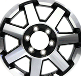 17" Wheel Toyota Tacoma 4Runner 2018-2023 Machined Black Factory OEM 75154