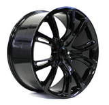 22" Wheel Topline V1171 Gloss Black compatible SRT Durango Cherokee 22x10 Rim