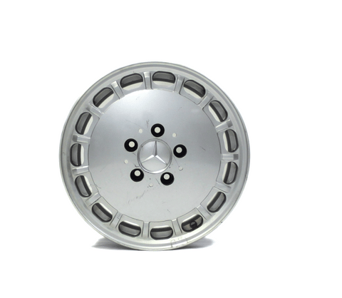 15" Wheel Mercedes Benz 450SEL W126 R107 1976-1991 Silver OEM 65140