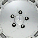 15" Wheel Mercedes Benz 450SEL W126 R107 1976-1991 Silver OEM 65140