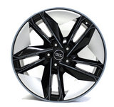 21" Rear Wheel Audi E-Tron GT 2022 2023 2024 Factory OEM Black Silver 4J3601025